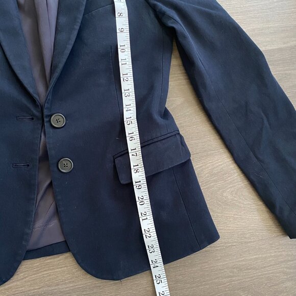 J. Crew Navy Blue Double Button Blazer - Picture 9 of 10